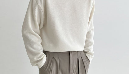 Thickened Versatile Cotton Solid T-Shirt for Men