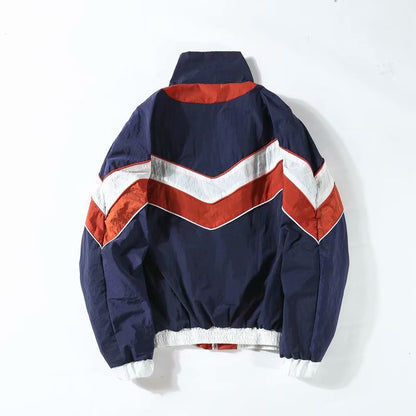 Urban Chic Striped Jacket for Men - Casual Essentials