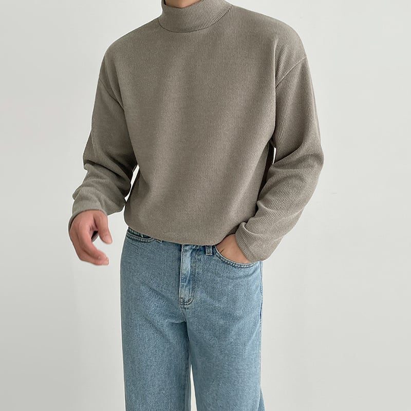 Thickened Versatile Cotton Solid T-Shirt for Men